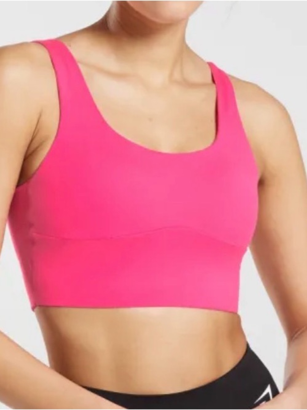 Gymshark Long Line Sports Bra Pink Medium